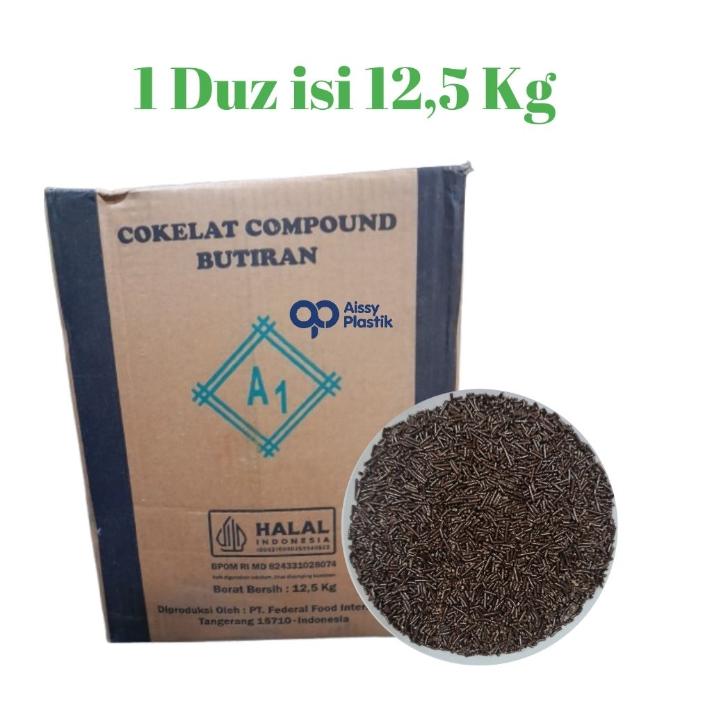 meses coklat A1 dekor donut 1 duz (12,5 Kg)
