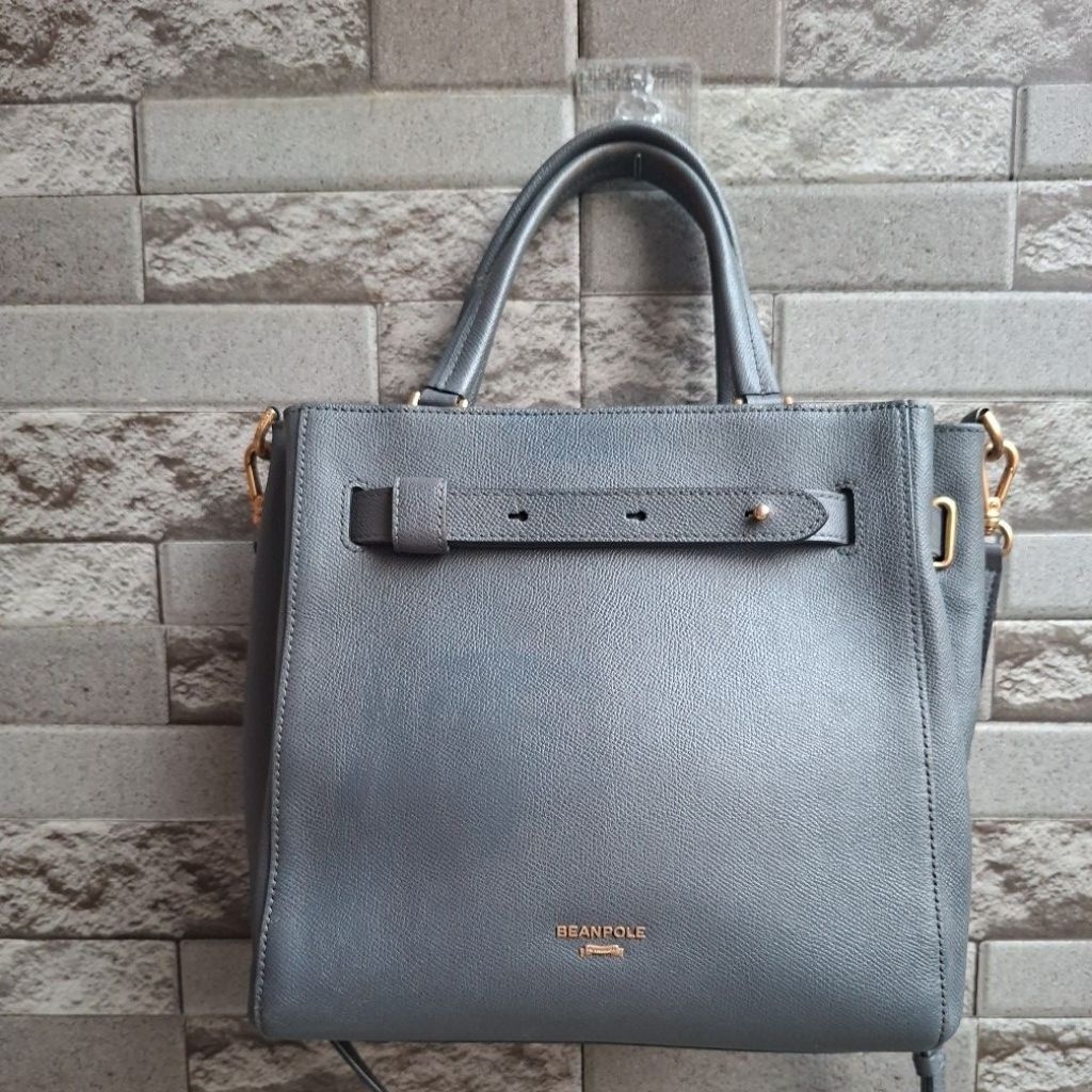 BeanPole Tas Kulit Sapi Asli PL, Kulit Safiano
