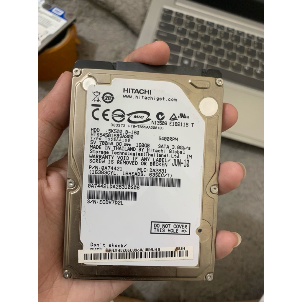 HDD hitachi 160gb ori