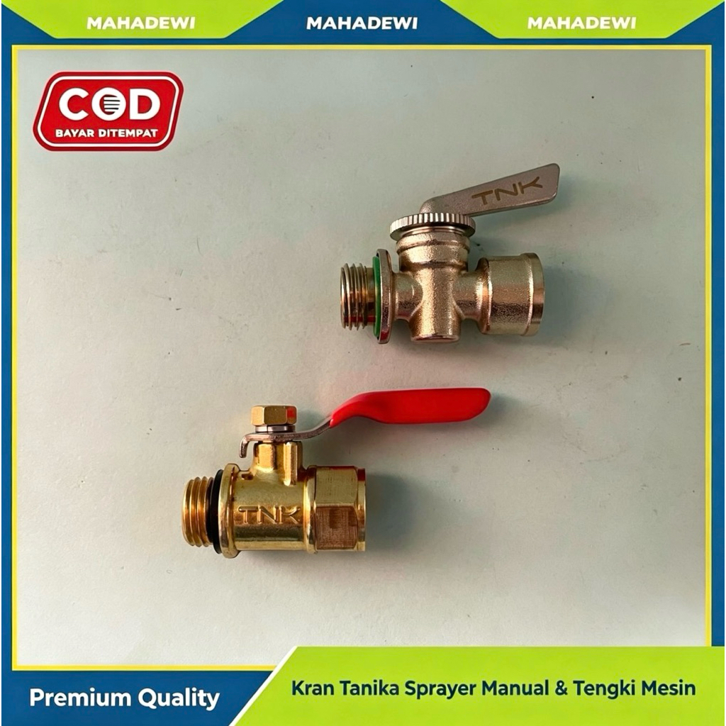 Stop Kran Tanika Sprayer Manual TU26 2Tak 4Tak – Geser Original Stainless Chrome Import – Merek TANI
