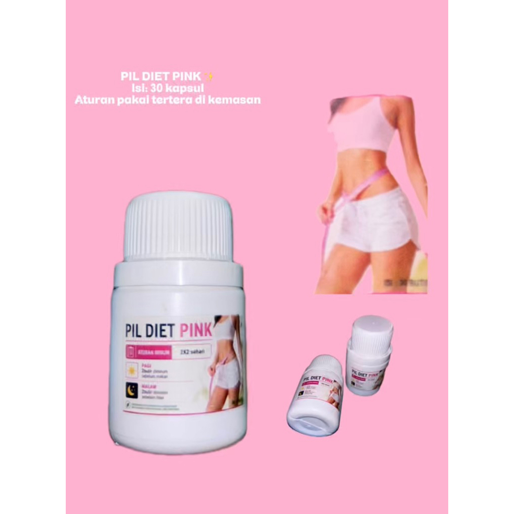PIL DIET PINK Kapsul menurun kan berat badan