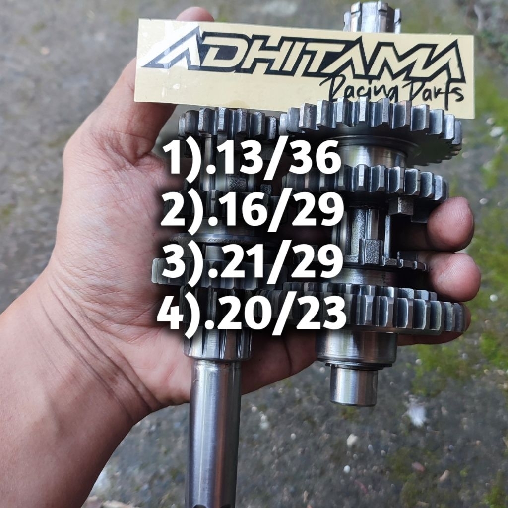 Satu Set Rasio Balap Jupiter Z 5tp Spek 130CC Trek 201M