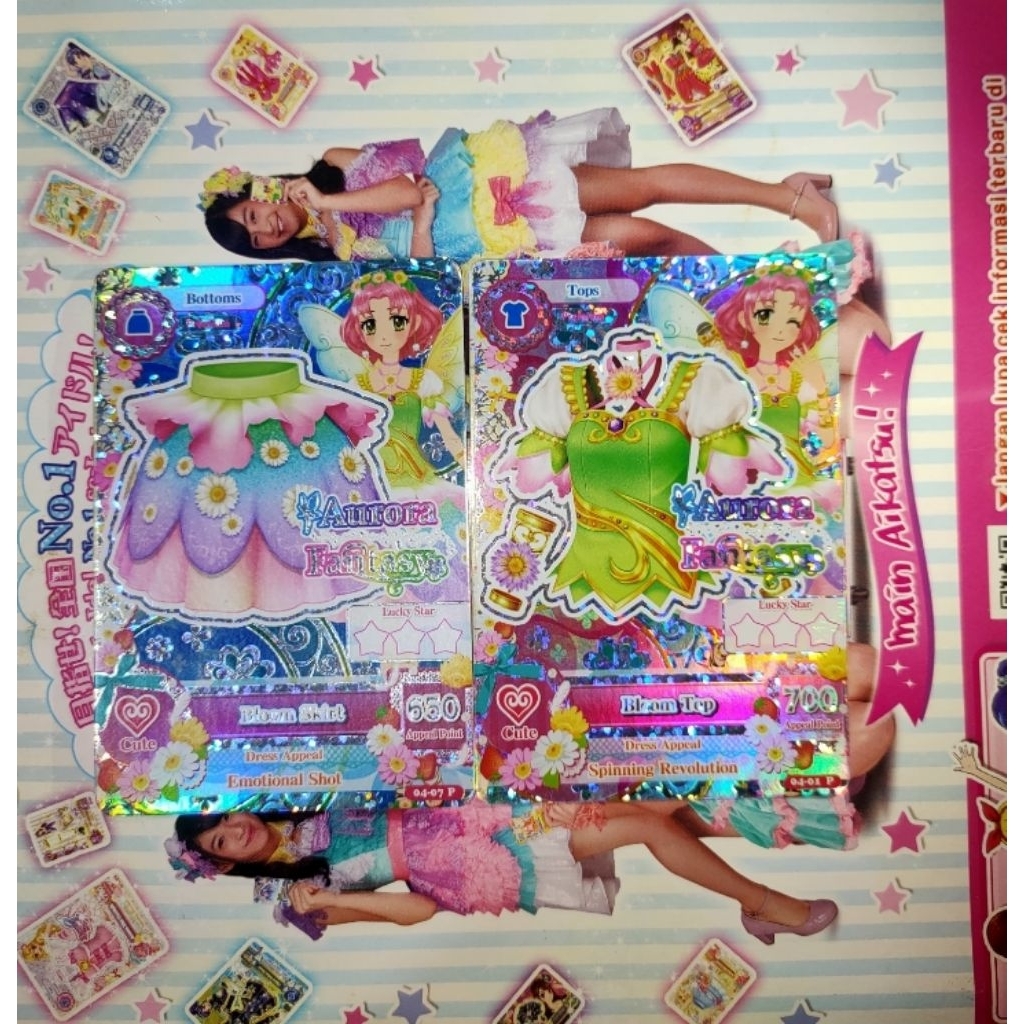 Aikatsu Card ORI Premium Set Sakura Aurora Fantasy