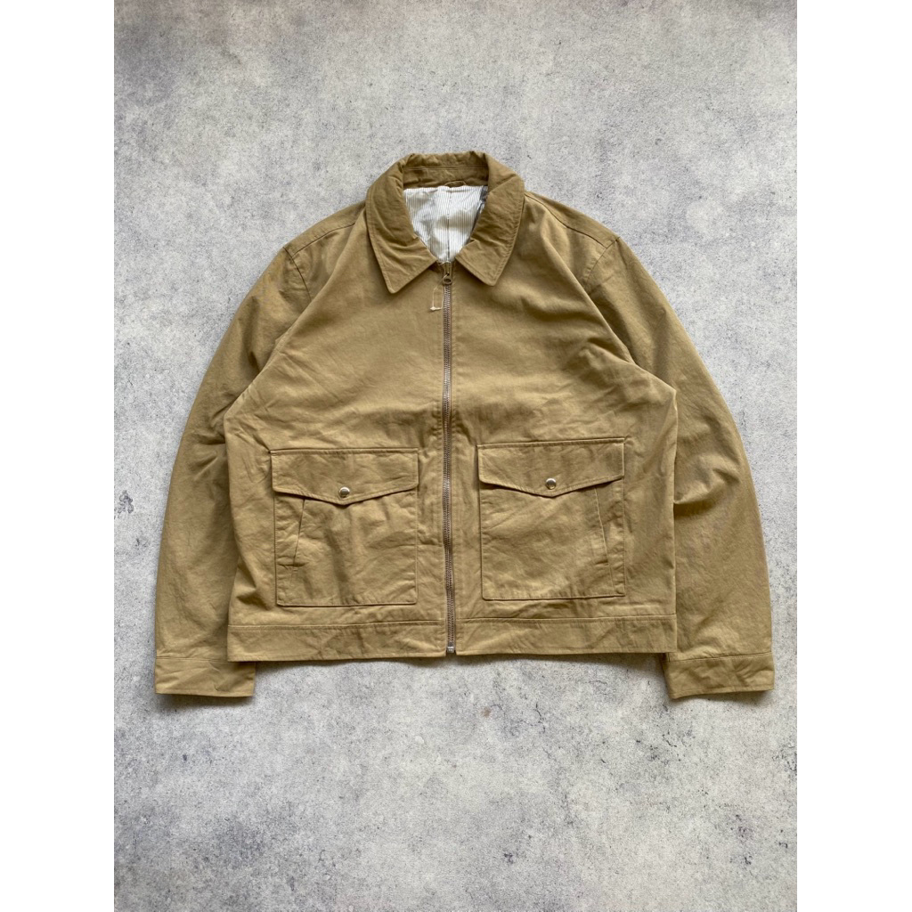 Work Jacket Suede Vintage Brown
