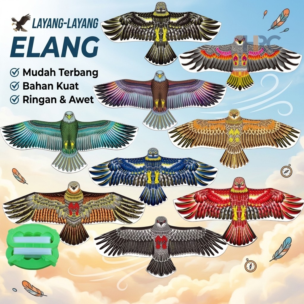 LAYANGAN ELANG Jumbo mainan layang layang Anak layangan layanglayang naga Layangan motif elang