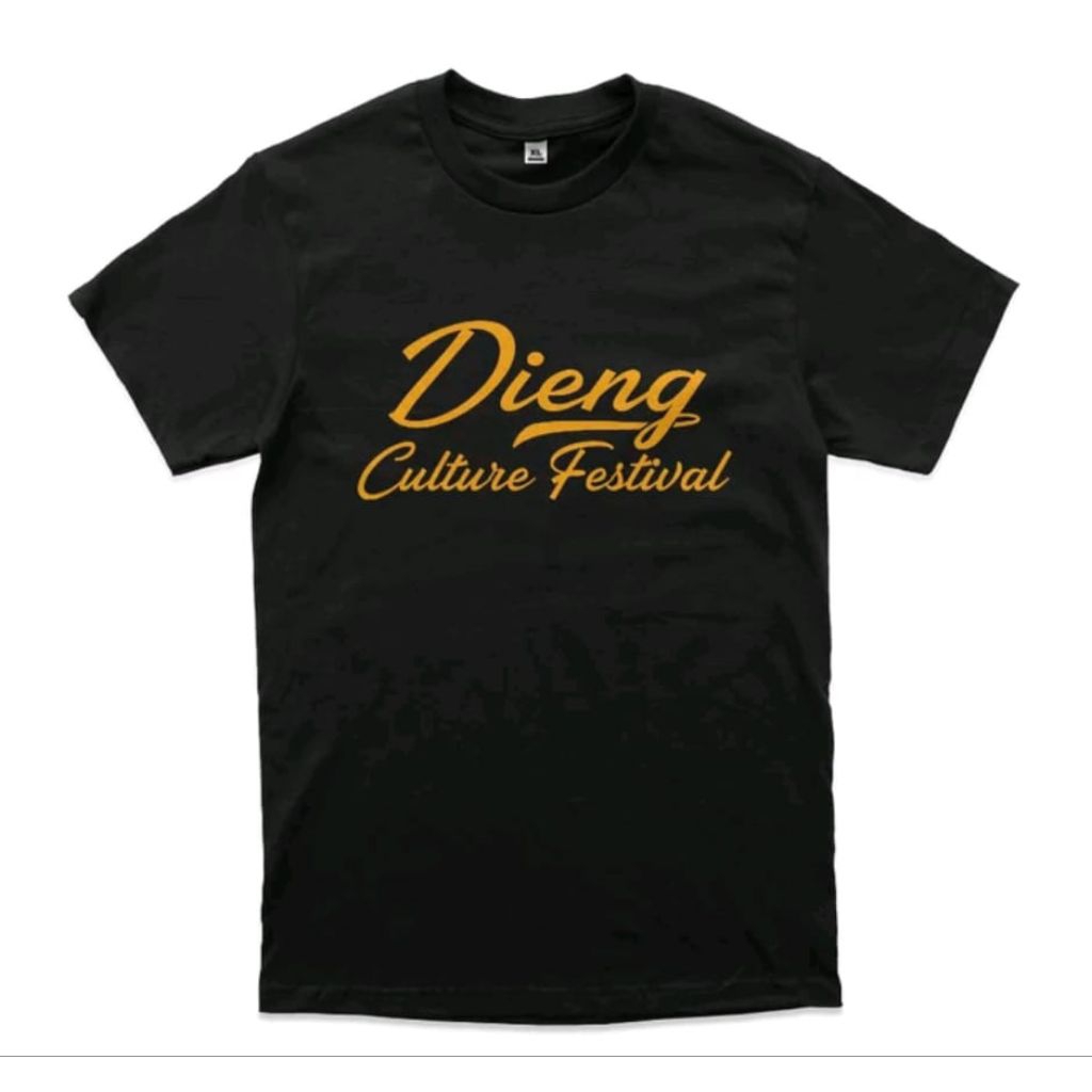 Kaos Dieng Culture Festival Corak Cokelat Kaos Distro Viral Ternyaman Kaos Unisex Viral