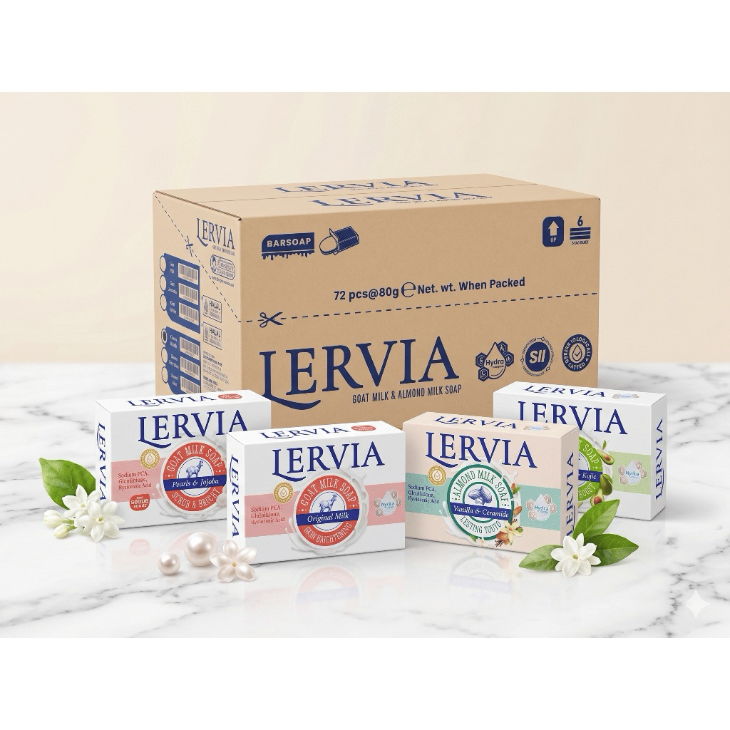 Lervia BATANG isi3 90g / Sabun lervia / Lervia / lervia Batang