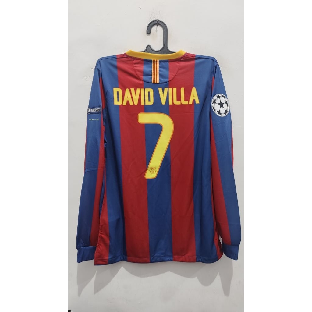jersey Retro B@rc@@ David Villa size L