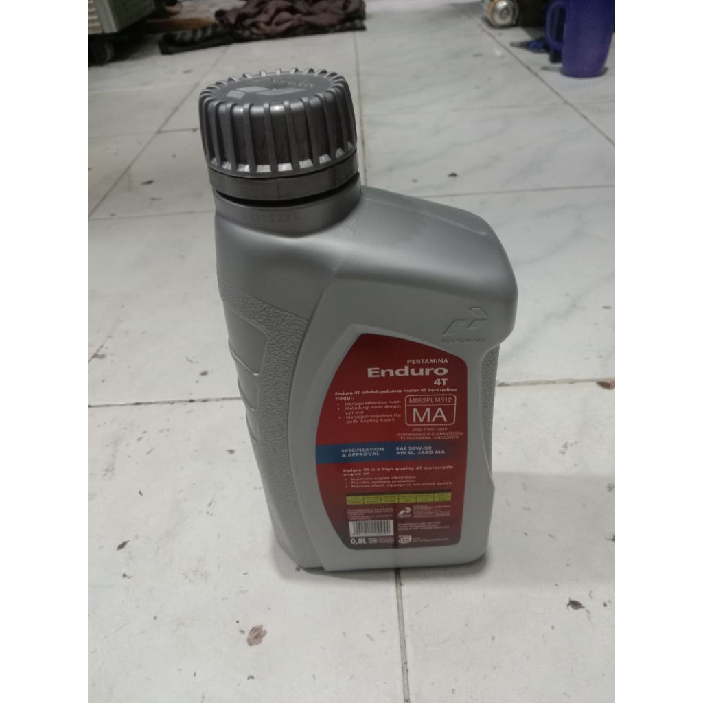 OIL MESIN 4T MOTOR BEBEK SPORT PERTAMINA ENDURO 4T 20W-50 800ML