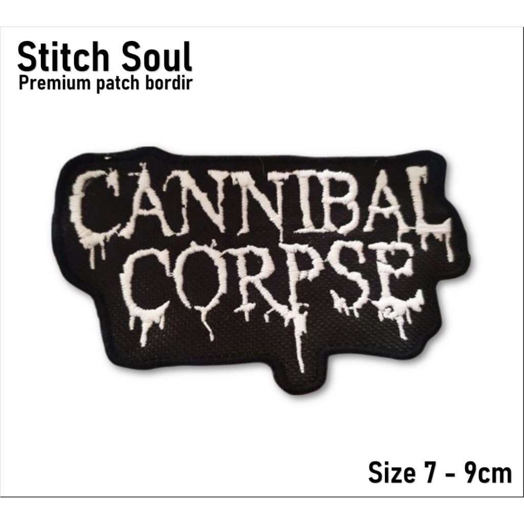 Emblem Patch Bordir Cannibal Corpse Premium Berkualitas - StitchSoul