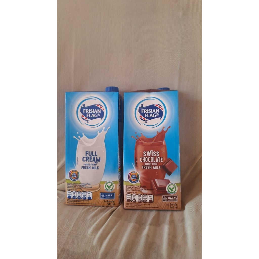 susu UHT 945 ML (MERK FF /INDOMILK/ULTRAMILK) + 1 SUSU UHT KECIL