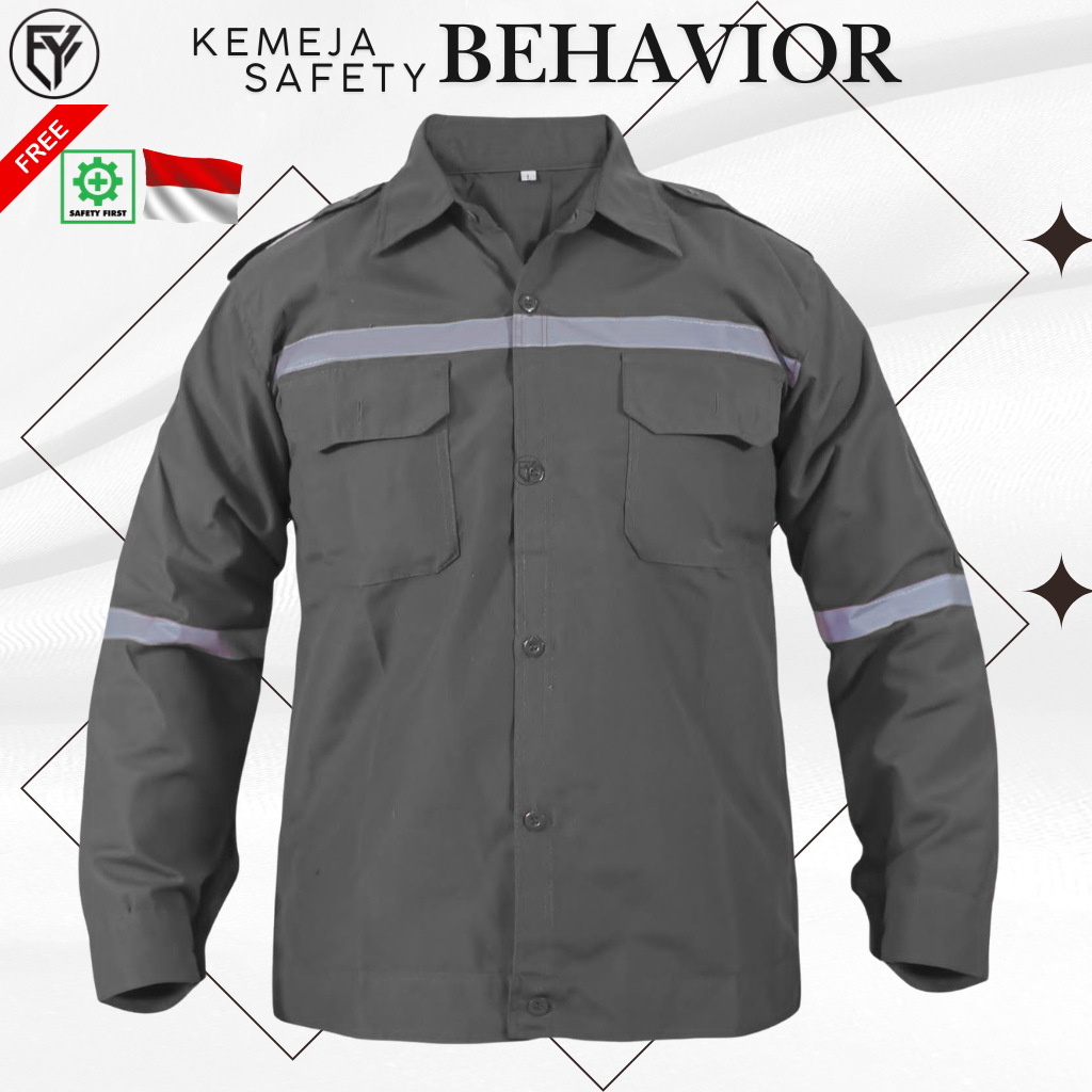 Kemaja Safety Lengan Panjang Baju Atasan Wearpack Scotlight Kemeja Safety Katelpak Scotlight