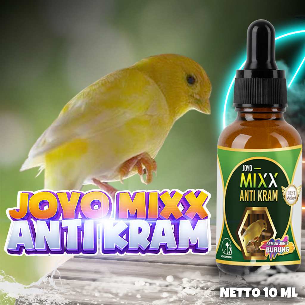 OBAT KAKI KRAM BURUNG | VITAMIN BURUNG KAKI KAKU | MIXX ANTI KRAM 10ML