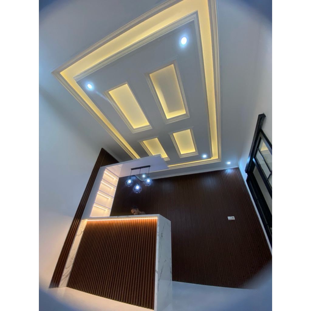 plafon gypsum terpasang