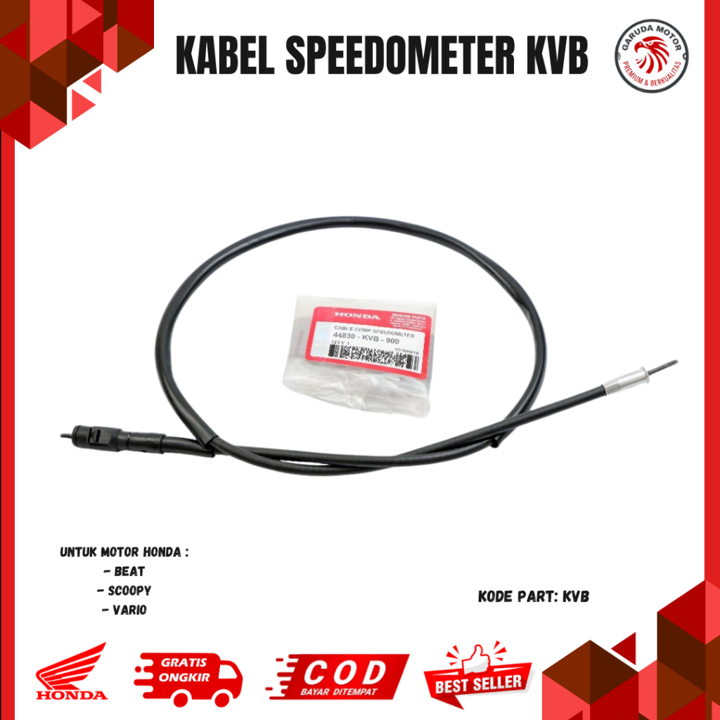 Kabel speedometer beat 44830-KVB-T00
