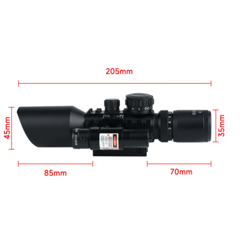 TELESCOPE Scope M9 LS 3-10x42 E with laser.  Rifle Scope M9 3-10x42E with laser . Reticle Scopes 11/