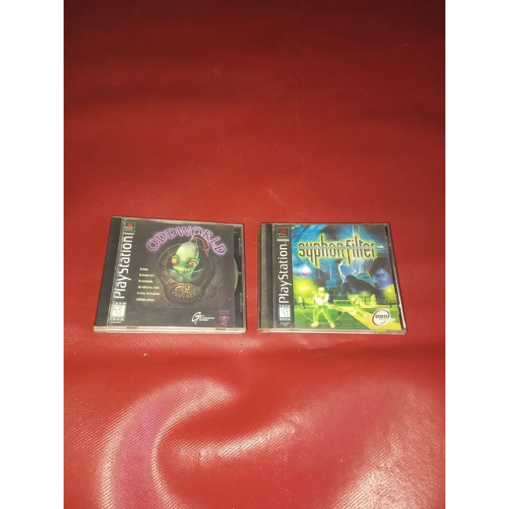 Varian Paketan Syphon Filter - Oddworld Kaset PS 1 Lawas