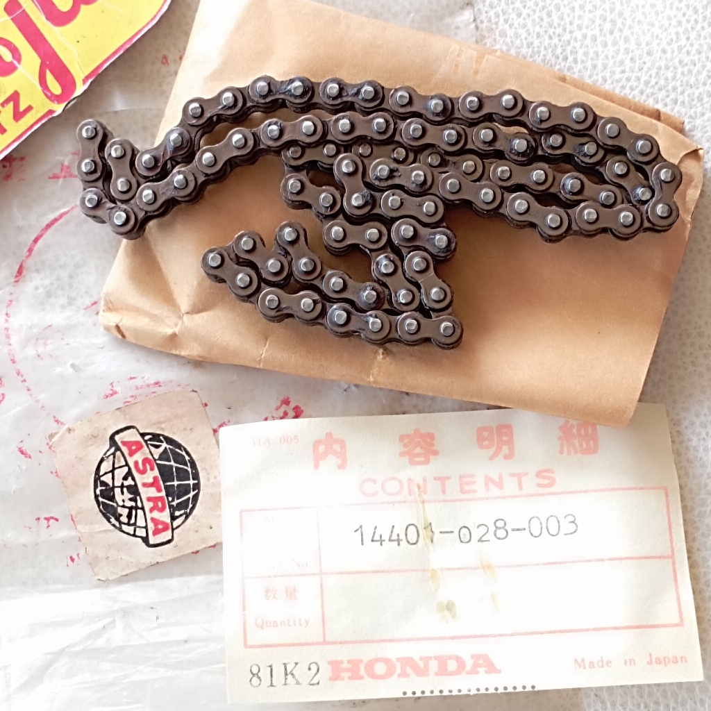 Rante Rantai Keteng Kamprat Honda Astra 90 CS90 S90Z S90 90Z XL75 XR75 CL90 CT90 Original Japan