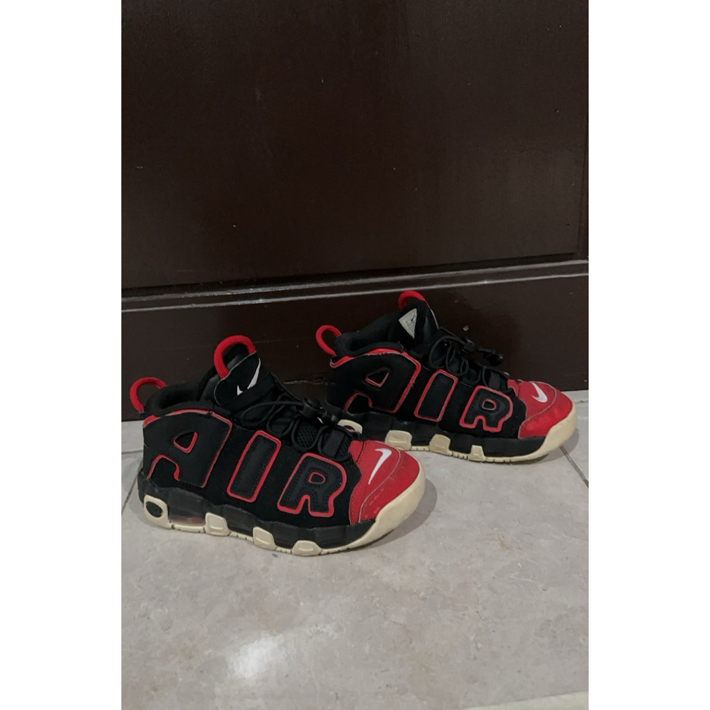 Preloved Sepatu Anak Nike Air More Uptempo Red Toe