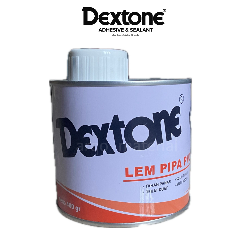 Lem Pipa PVC Dextone 400g Lem Paralon Cair Kuat