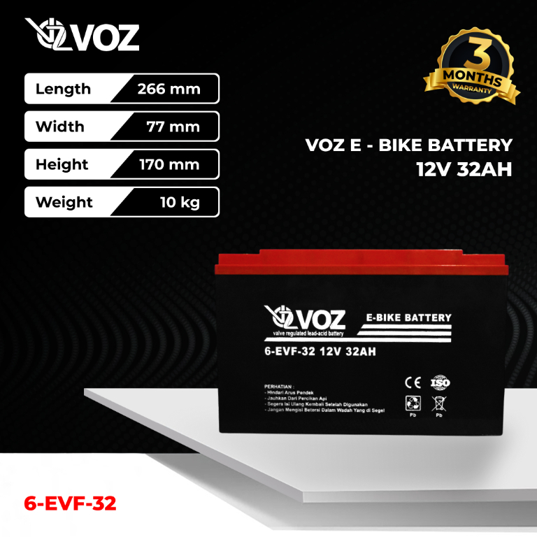 VOZ E-Bike 12V 32Ah
