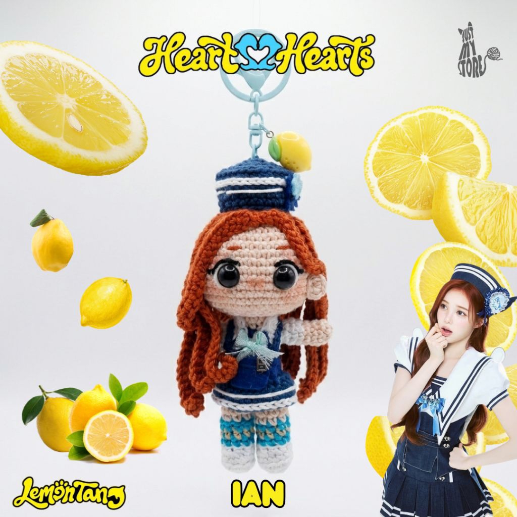 IAN / LEMON TANG HEARTS2HEARTS / IAN H2H CROCHET AMIGURUMI DOLL / H2H PHOTOCARD LEMON TANG / H2H ALB