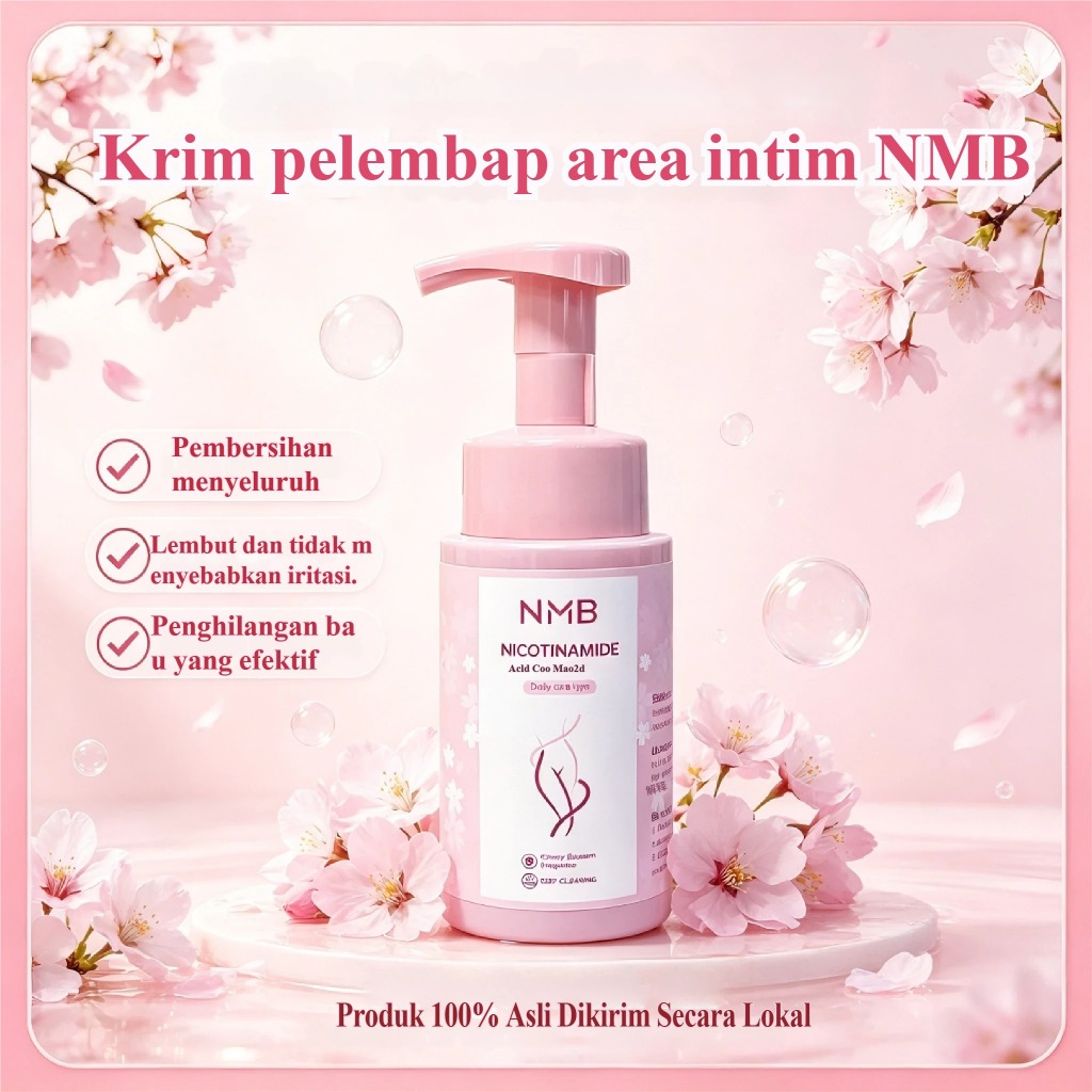 NMB Care Mousse - Pembersih Pribadi Wanita, untuk Perawatan Harian, Lembut & Segar