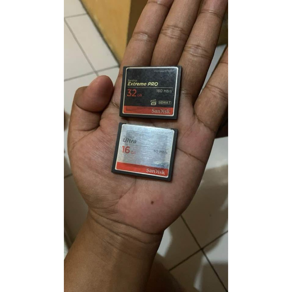 memory CF 32gb dan 16gb
