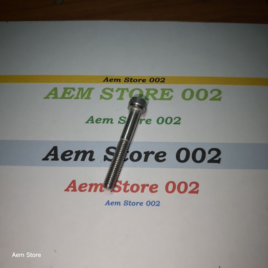 Baut L M6 X 45 half drat (4.5cm) stainless 304 THE A2-70
