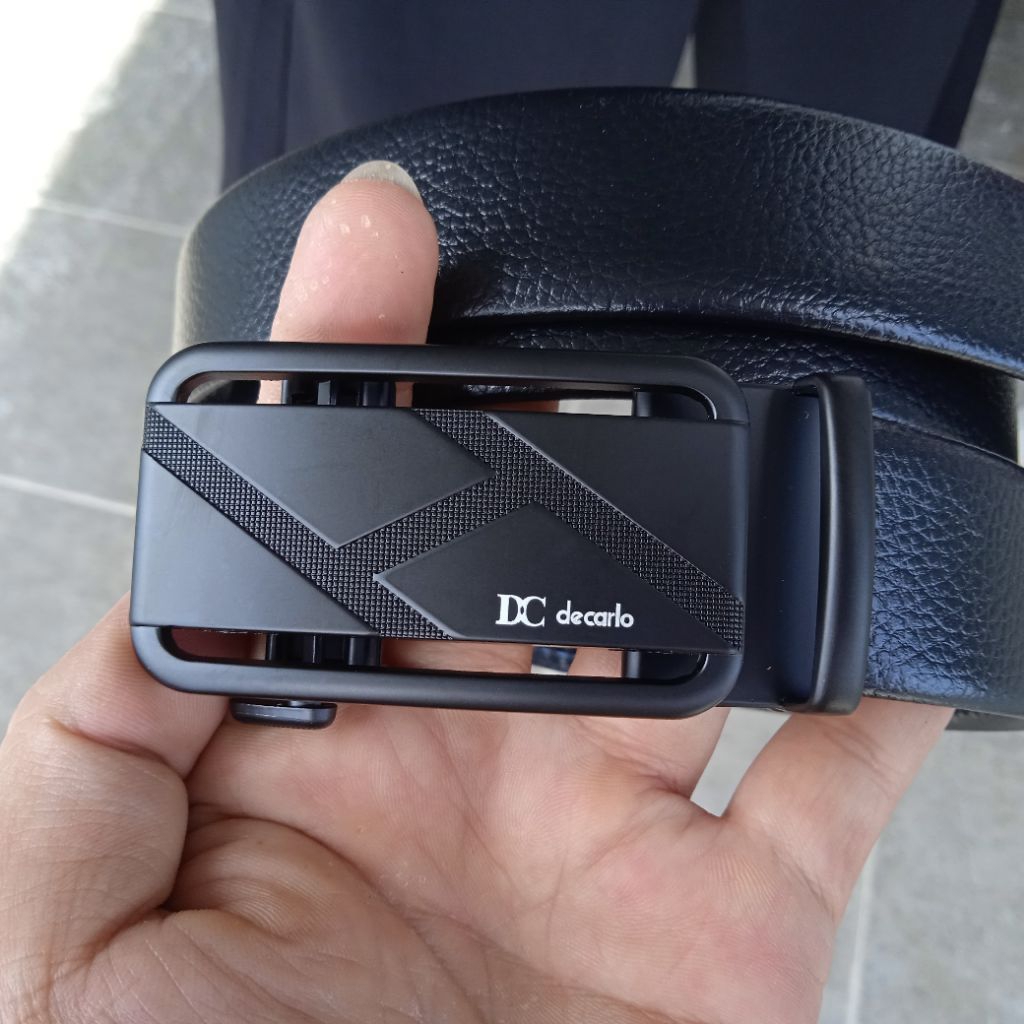 Ikat Pinggang Kulit Tali Pinggang Pria Import Decarlo