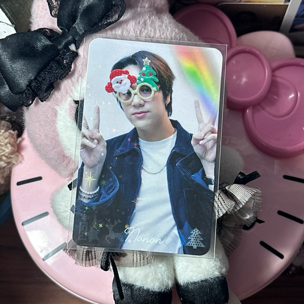 wts jual pc photocard official nanon korapat gmmtv boys christmas xmas hologram