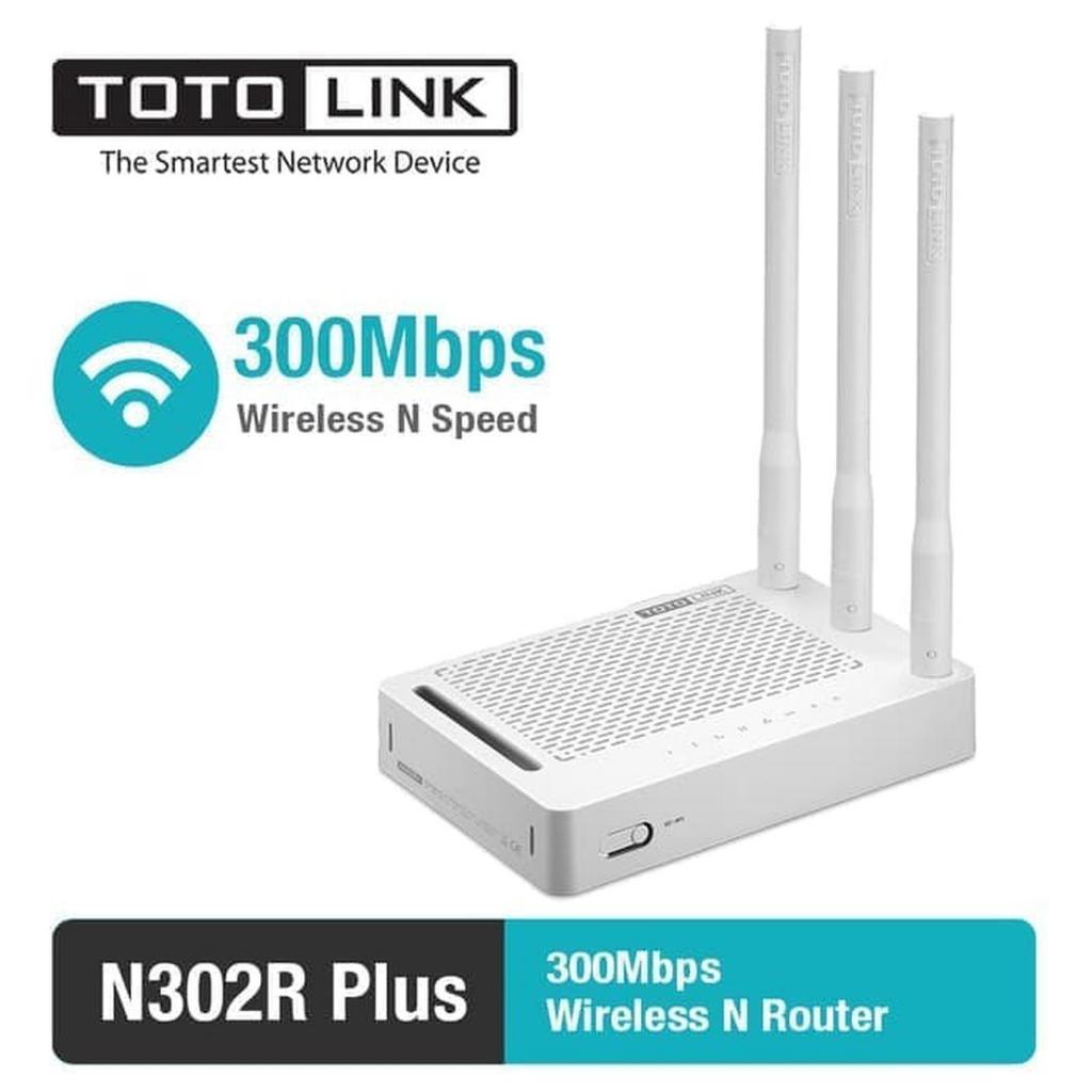 TOTOLINK N302R+ 300Mbps Wireless Router Putih - Solusi Jaringan Cepat dan Stabil