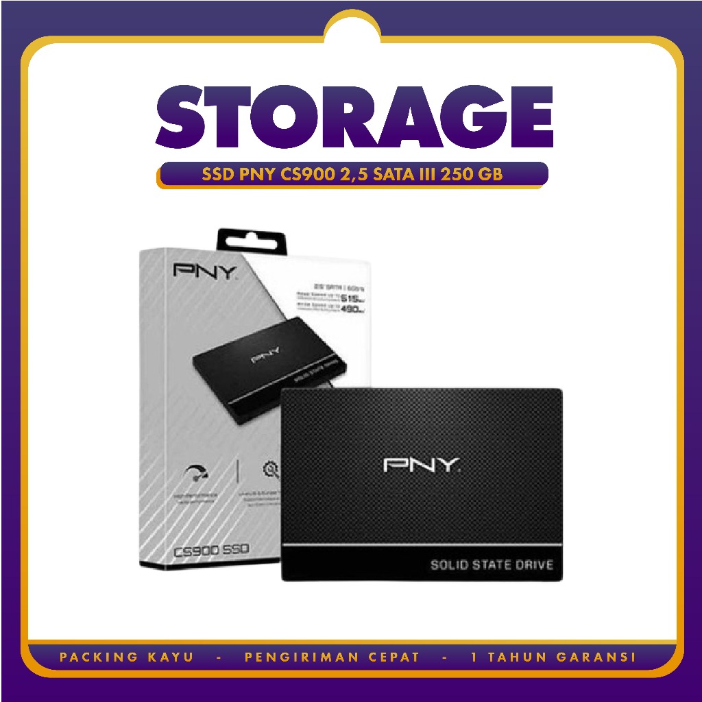 SSD PNY CS900 2,5 SATA III 250 GB