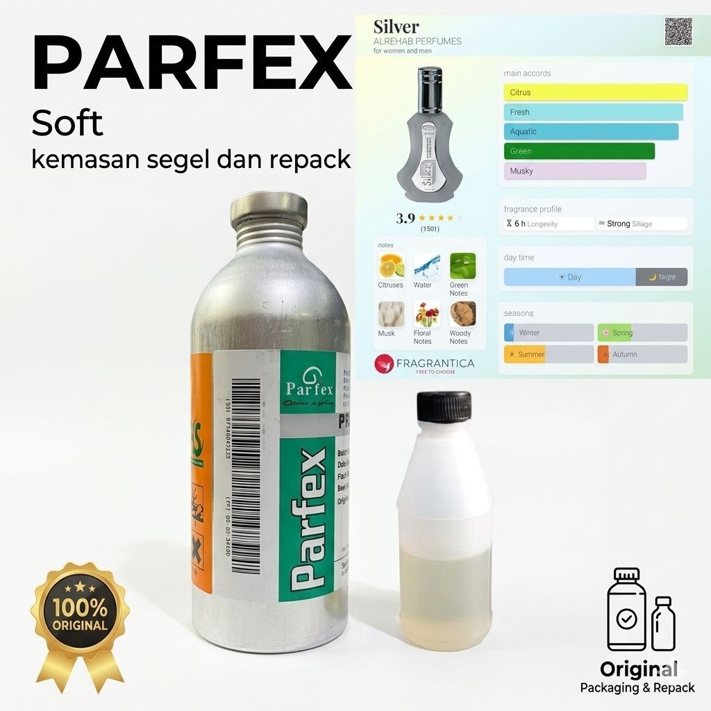 PARFEX / SOFT / KEMASAN SEGEL DAN REPACK / BIBIT MURNI 100%