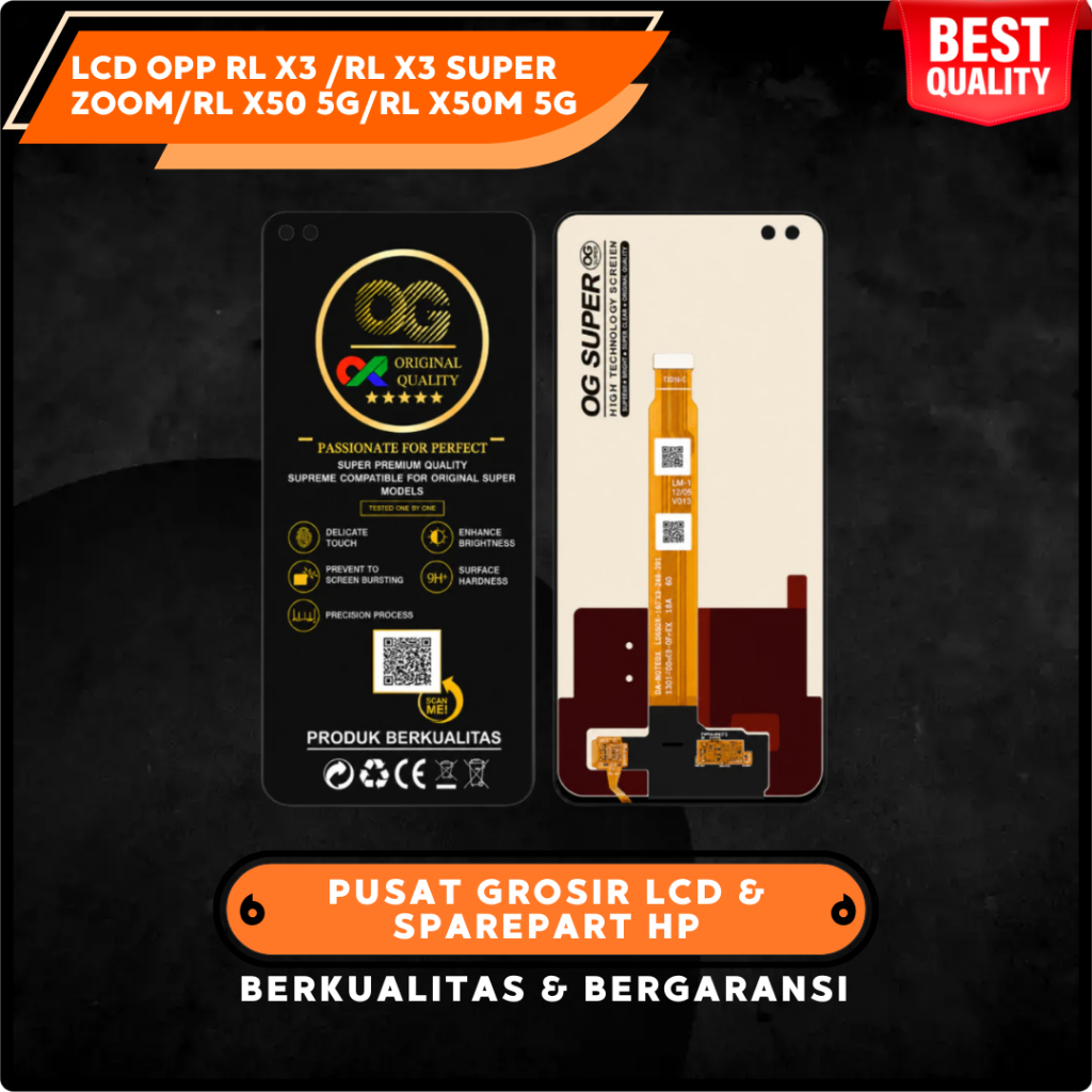 LCD TOUCHSCREEN OPPO REALME X3 / REALME X3 SUPERZOOM / REALME X50 5G FULLSET ORIGINAL