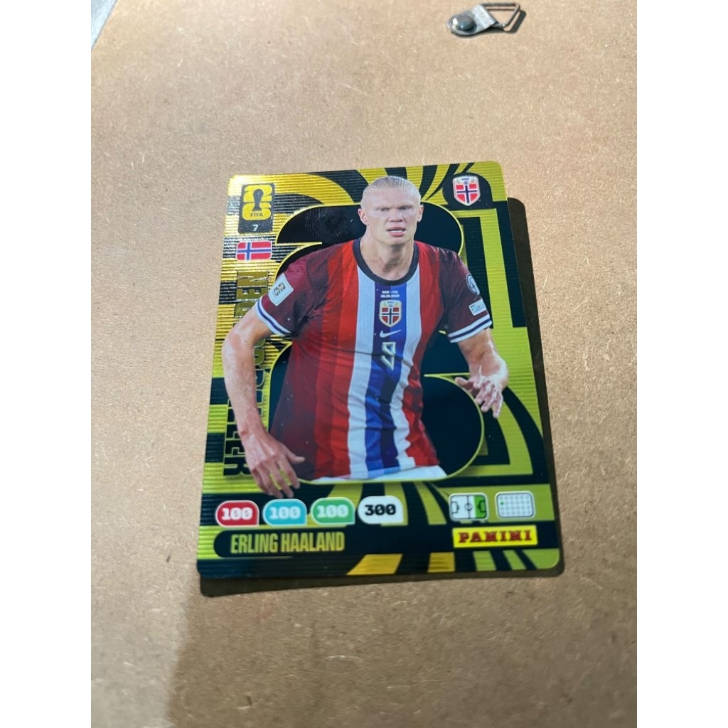 Card Panini Adrenalyn Golden Baller NO 7 (Haaland)