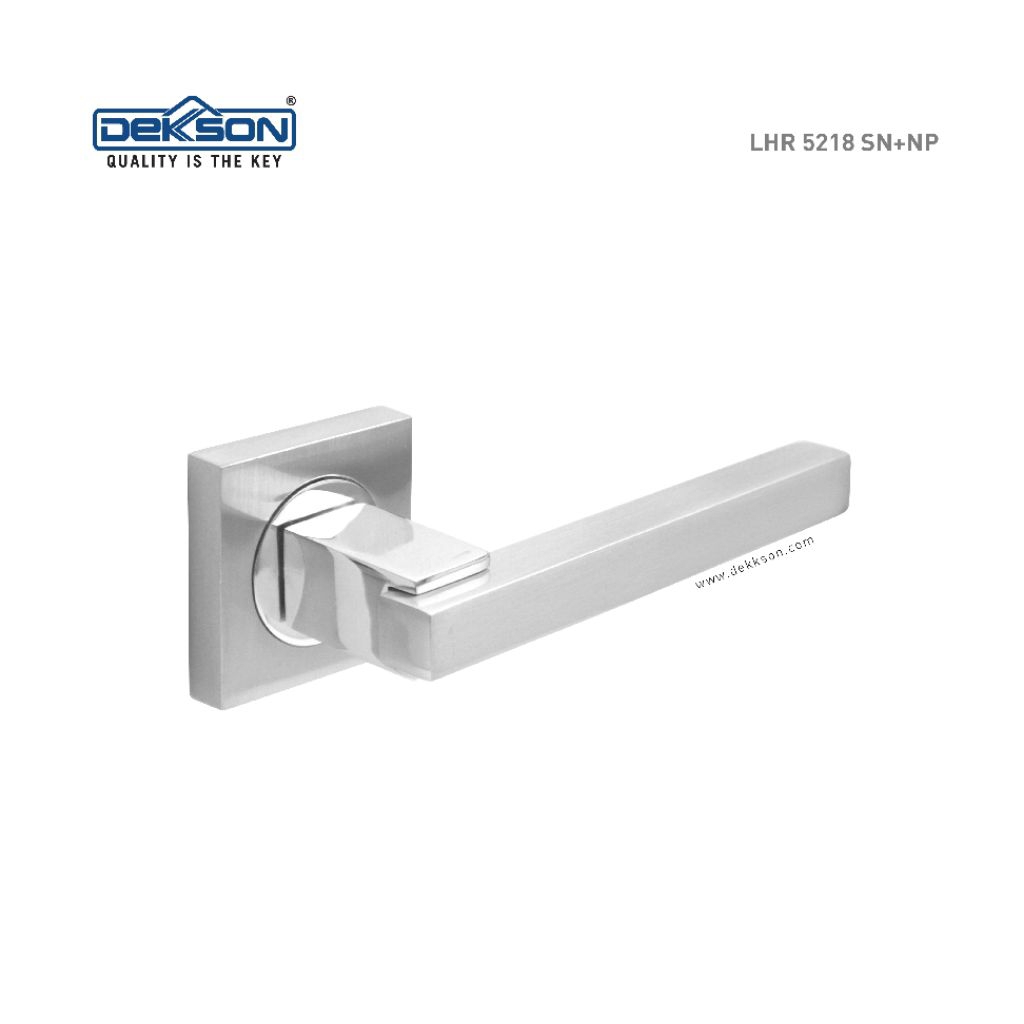 DEKKSON - GAGANG PINTU / LEVER HANDLE ROSE LHR 5218 SN + NP
