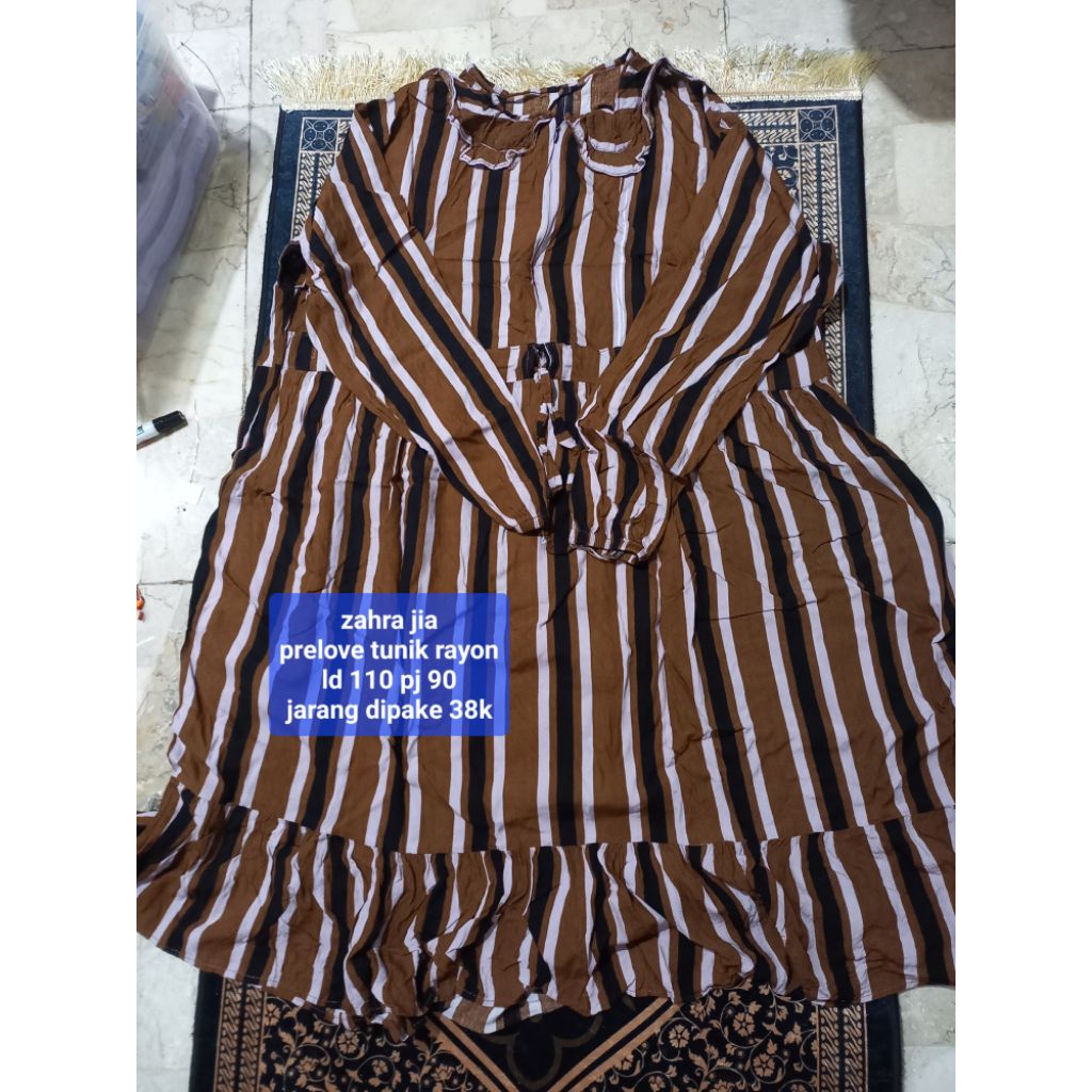 PRELOVED TUNIK SALUR RAYON