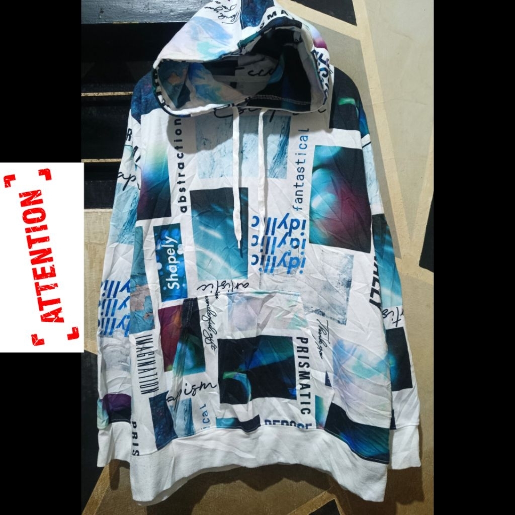 HOODIE ATTENTION FULLPRINT
