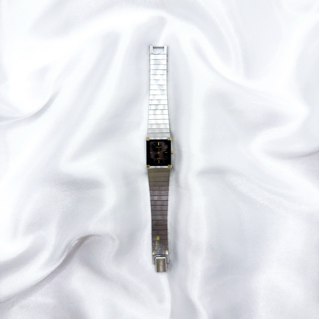 Square Silver Seiko Lassale Watch