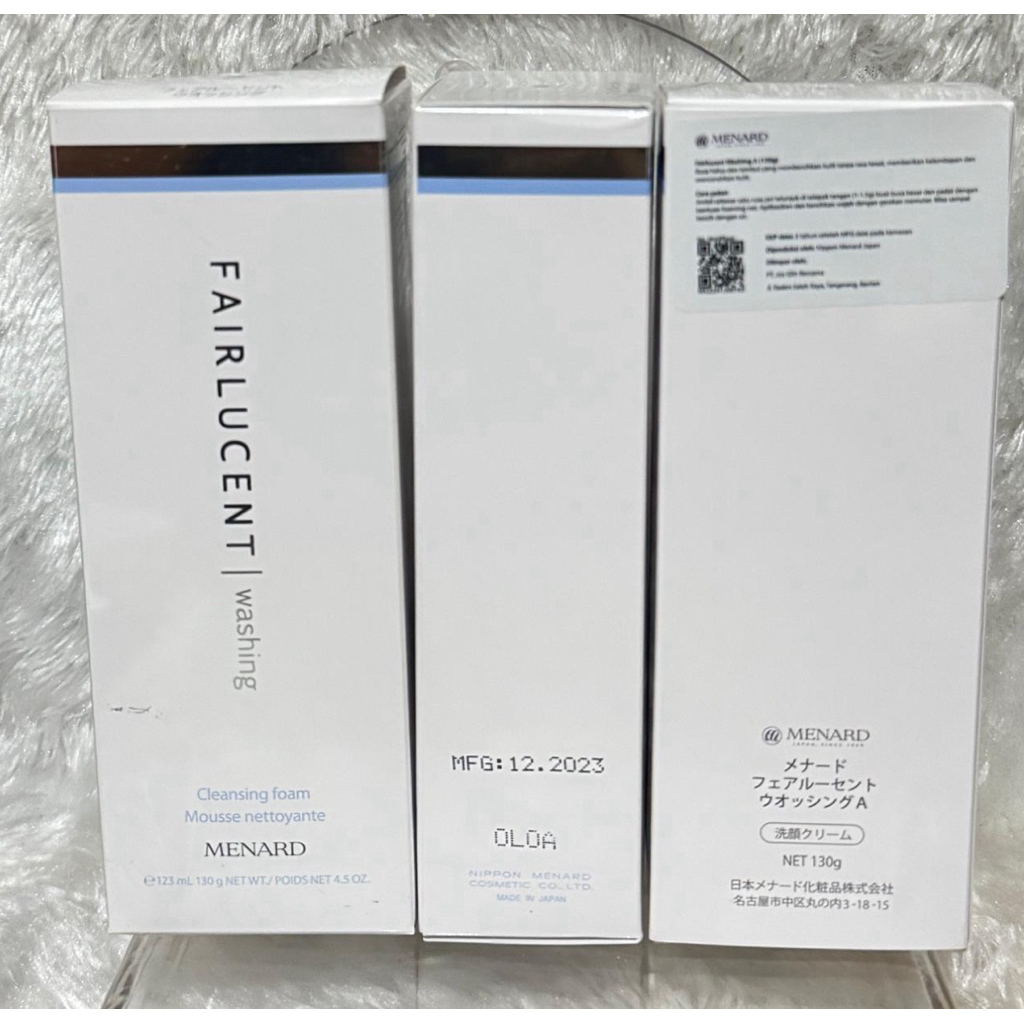 Menard Fairlucent Washing Cleansing Foam 130gr