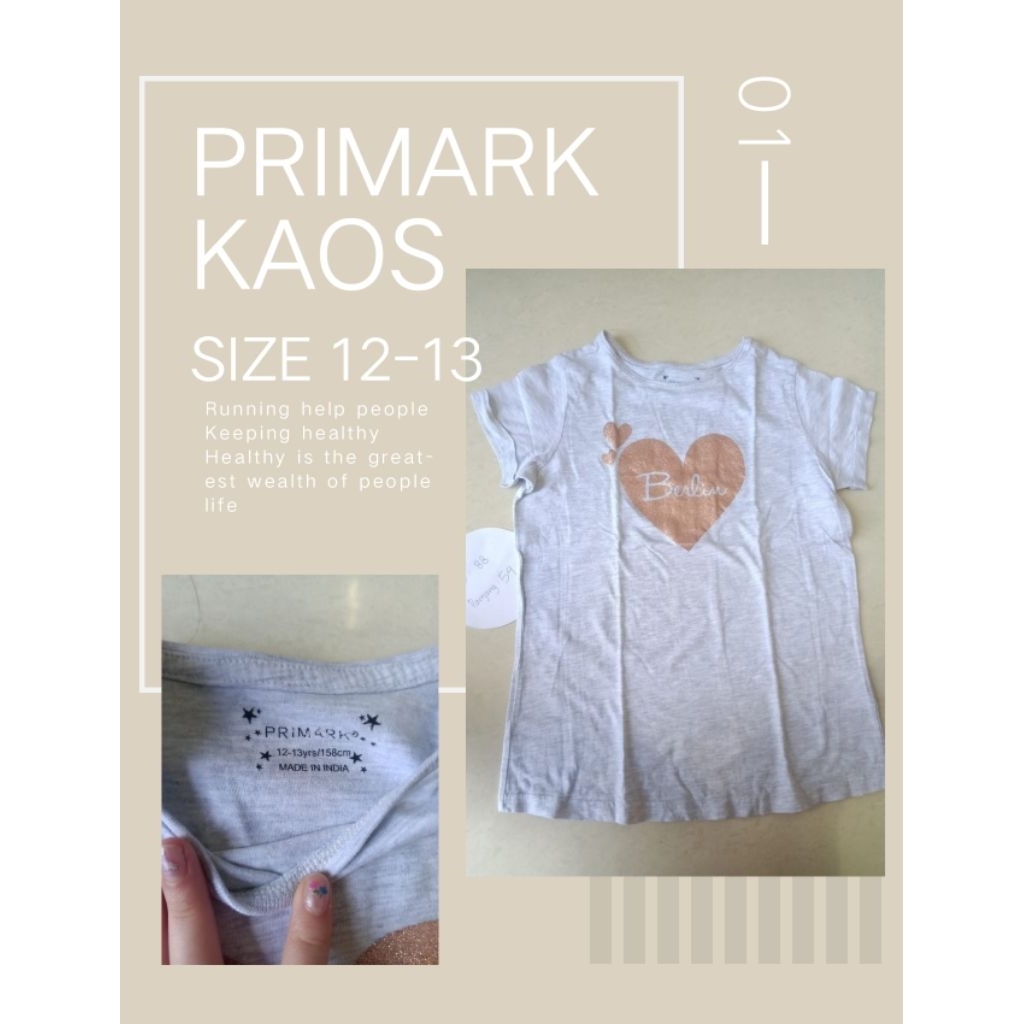 [PRELOVED] PRIMARK KAOS