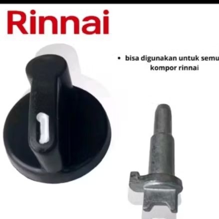 knop dan as pemantik kompor rinnai, untuk putaran api kompor rinnai