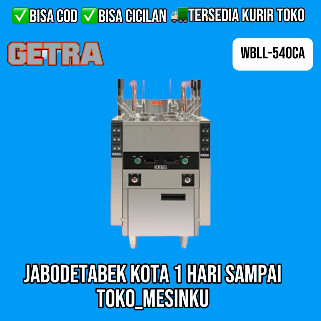 MESIN REBUS MIE GETRA WBLL-540CA MESIN MIE AYAM 6 LUBANG OTOMATIS