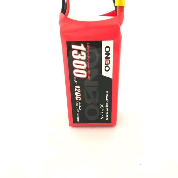 Lipo 3s 11.1v 1300mah 120-240C Onbo Power - Control, Toy, Powerbank, Remote