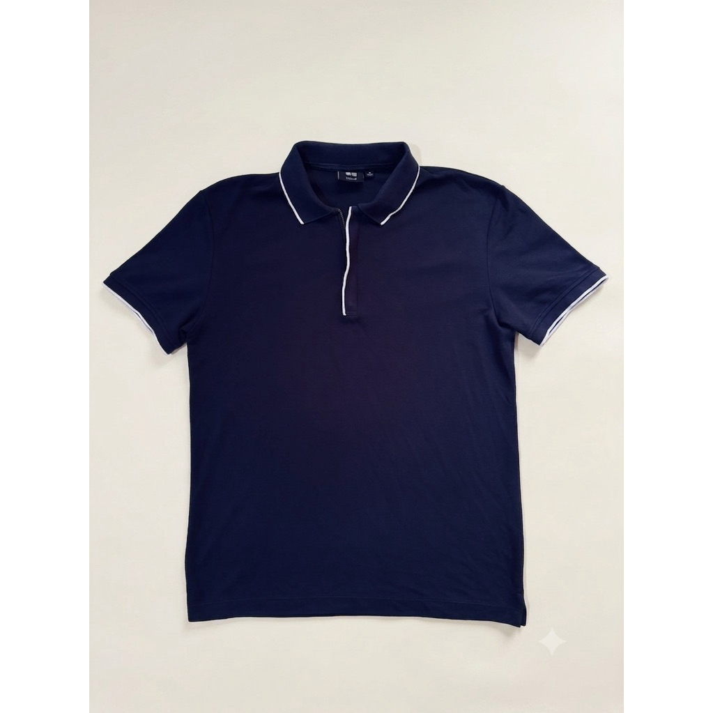 Polo uniqlo x theory navy