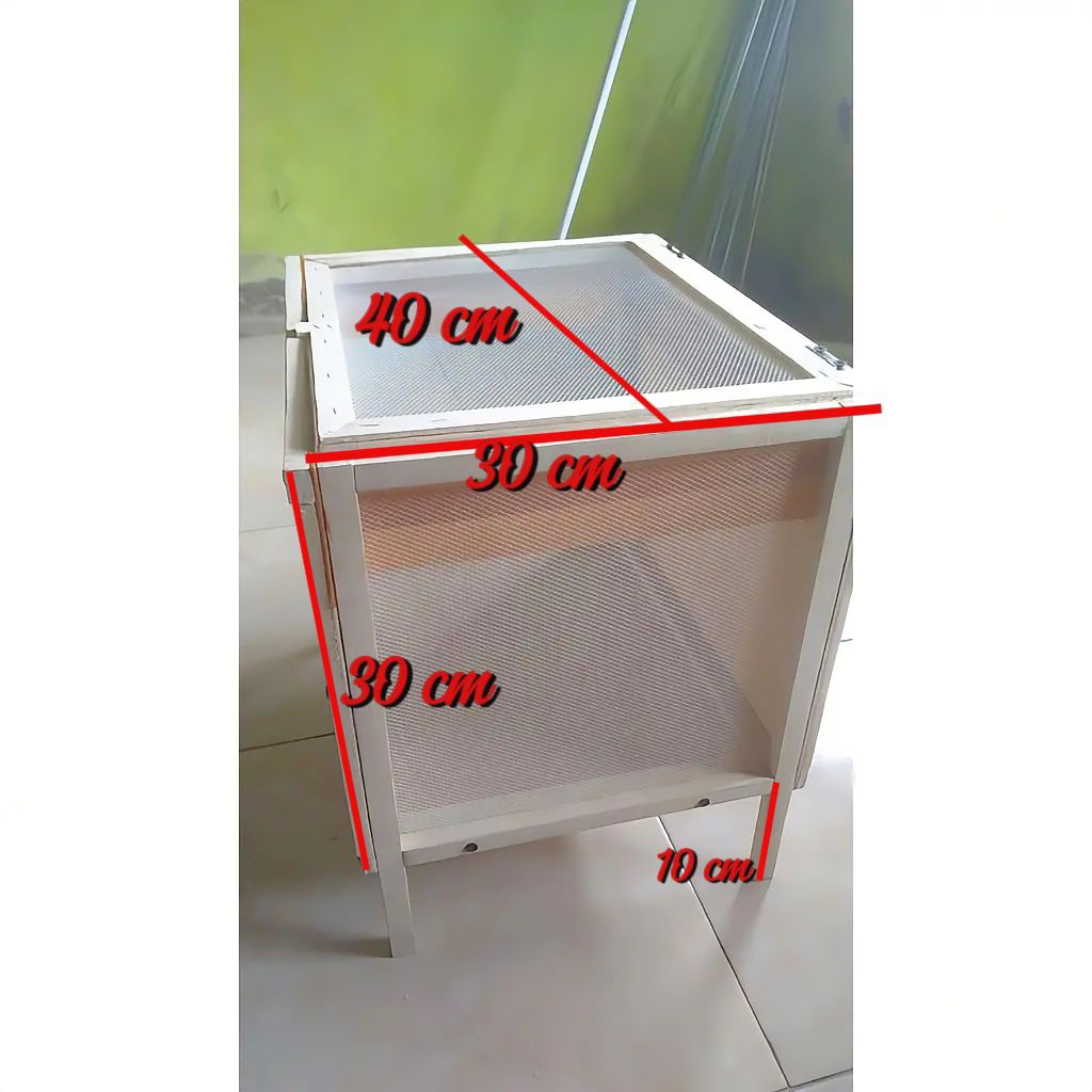 (( TERMURAH )) Box Jangkrik/ Kandang Jangkrik Kecil 30x30x40