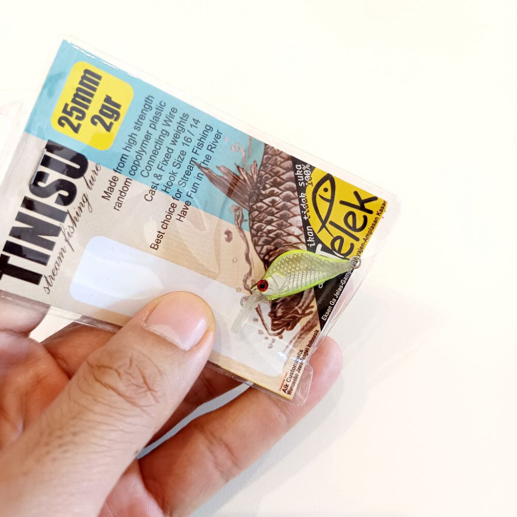 Umpan Mini Minnow JELEK TINISU 2gram 2.5cm Dokter Lure