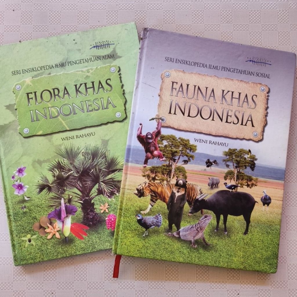 ensiklopedia flora fauna khas indonesia Preloved original