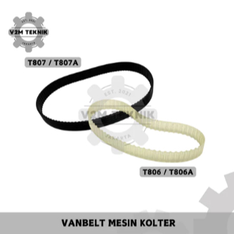Vanbelt Mesin Kolter T806 T806A T807 TM807A / Sabuk Van Belt Mesin Korter / Sparepart Vanbelt Mesin 